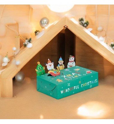 Cutie de Crăciun cu figurine 3D -...