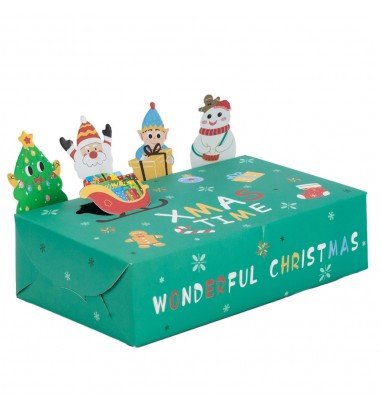 Cutie de Crăciun cu figurine 3D -...
