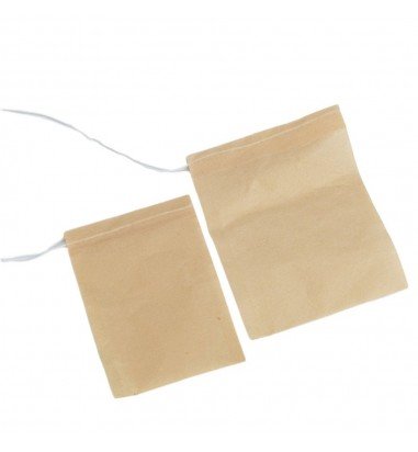 Săculeț hârtie mic cu sfoară - beige...