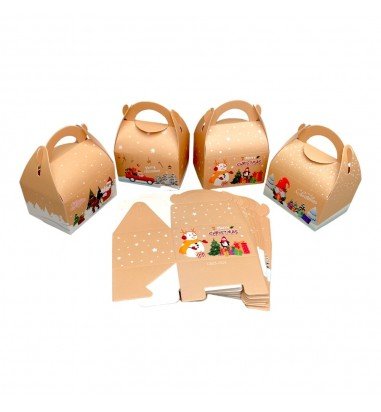 Cutii Crăciun cu mâner mix 4 modele...
