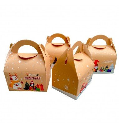 Cutii Crăciun cu mâner mix 4 modele...