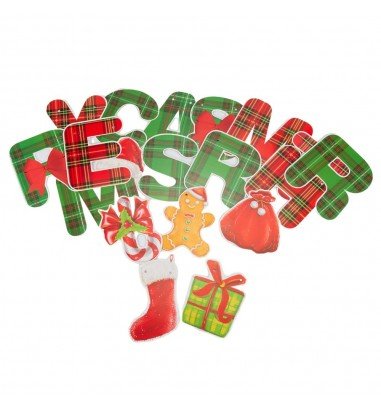 Banner Crăciun cu mesaj Merry...