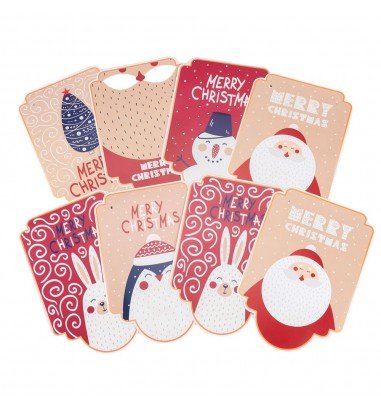 Banner cu personaje de Crăciun -...