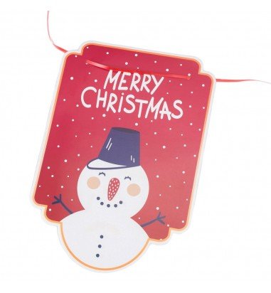 Banner cu personaje de Crăciun -...