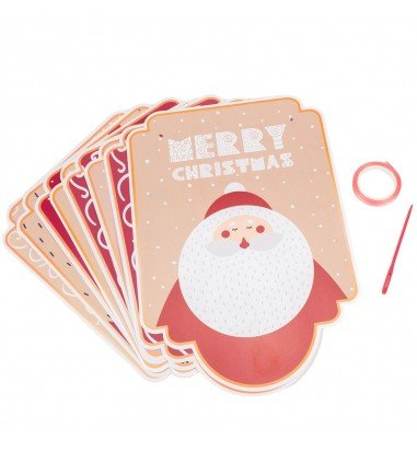 Banner cu personaje de Crăciun -...