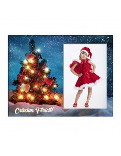 Ramă foto sticlă - Crăciun...
