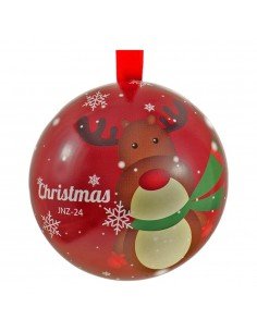 Glob de brad metalic roșu...