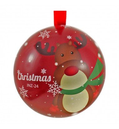 Glob de brad metalic roșu cu model...
