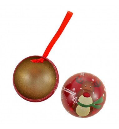 Glob de brad metalic roșu cu model...