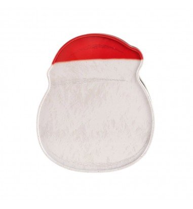 Cutie metalică cu formă de Moș Crăciun