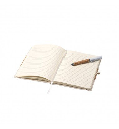 Set premium caiet și pix din plută