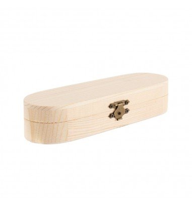Cutie de lemn rotunjită PEN 18x6x4cm