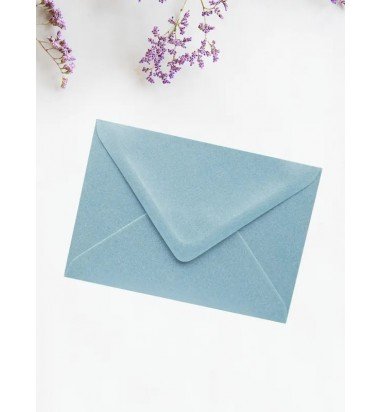 Plic albastru pastel sidef I8