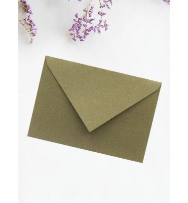 Plic verde olive metalizat I8