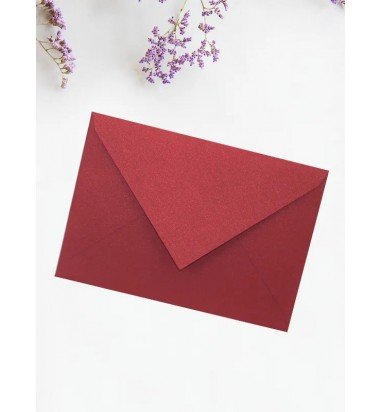 Plic rosu grena metalizat I8