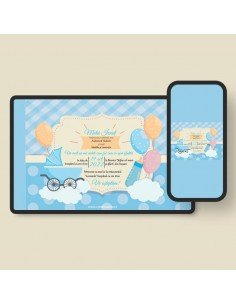 Invitatie digitala de botez...