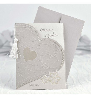 Invitatie de nunta inima 35103