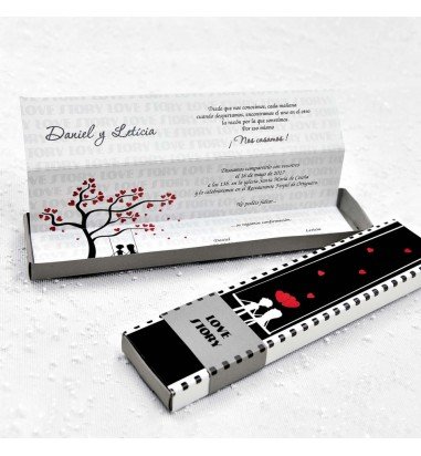 Invitatie de nunta cutie 39116