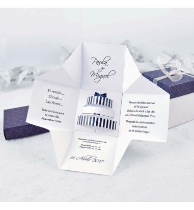 Invitatie de nunta cutie 39107