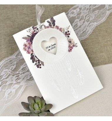 Invitatie de nunta inima 39615