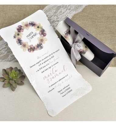 Invitatie de nunta cutie 39627