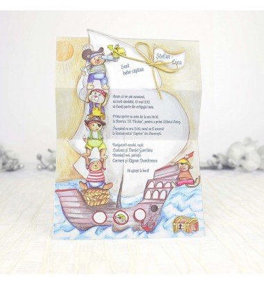 Invitatie de botez marinar 15511