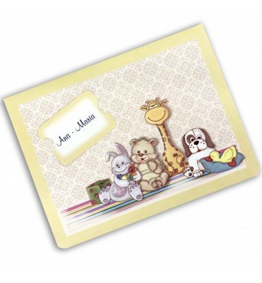 Invitatie de botez jucarii