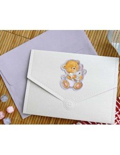 Invitatie de botez ursulet