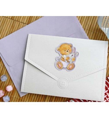 Invitatie de botez ursulet