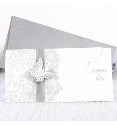 Invitatie de nunta fluture 39222