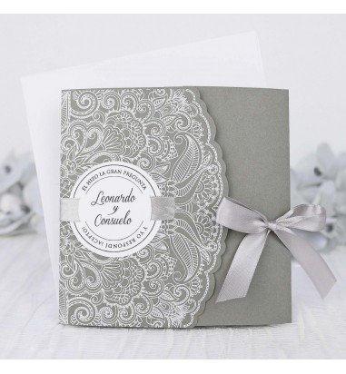 Invitatie de nunta vintage 39231