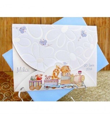 Invitatie de botez trenulet 15309