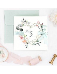 Invitatie de nunta florala...