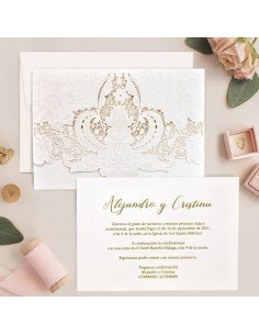Invitatie de nunta gravura...