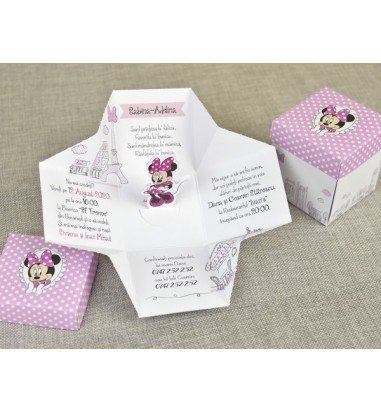 Invitatie de botez Minnie 15728