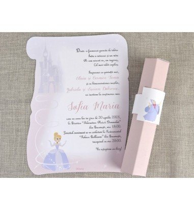 Invitatie de botez Princess 15727