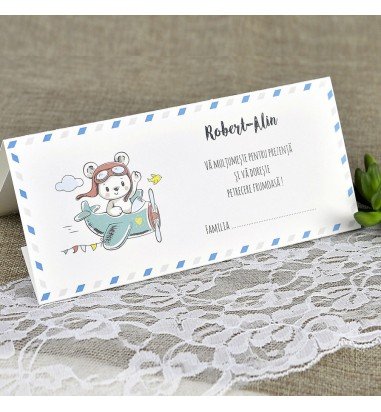 Plic de bani botez 7605