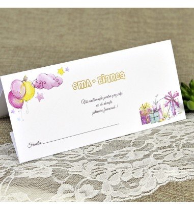 Plic de bani botez 7606