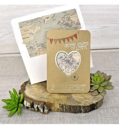 Invitatie de nunta pasaport 39315