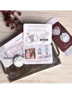 Invitatie de nunta pasaport...