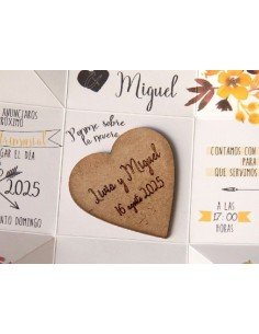 Accesoriu inima lemn LS820