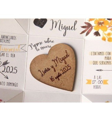 Accesoriu inima lemn LS820