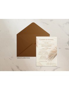 Invitatie de nunta FUTURE LEAF