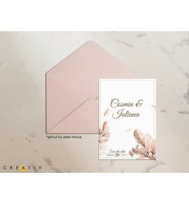 Invitatie de nunta Autumn