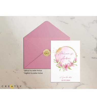 Invitatie de nunta Lily