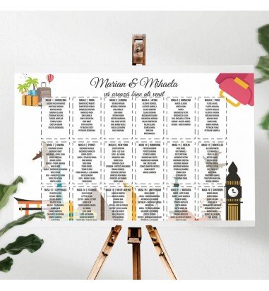 Opis - asezare la mese travel 4386