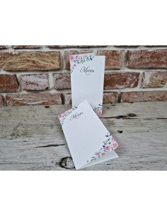 Meniu de nunta floral 616