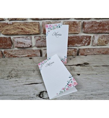 Meniu de nunta floral 616