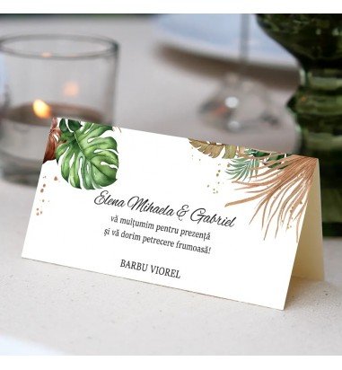 Plic pentru bani de nunta JUNGLE 90039