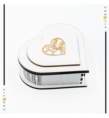 Cutie pentru verighete inima Love You